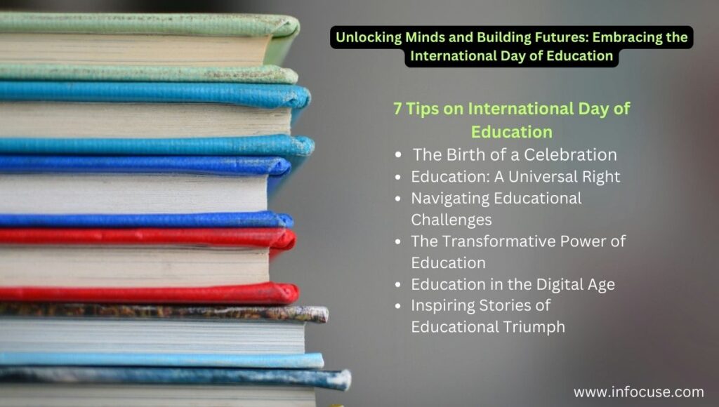 7 Tips on International Day of Education 2