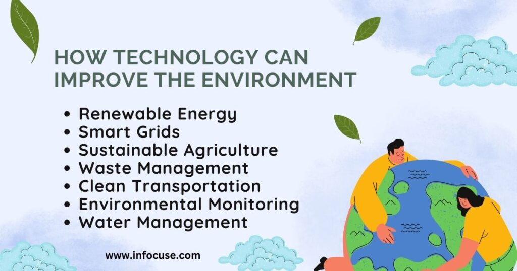 how technology can improve the environment