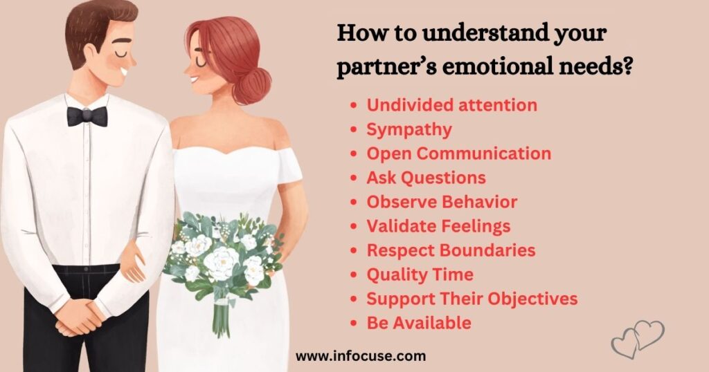 how to understand your partner's emotional needs